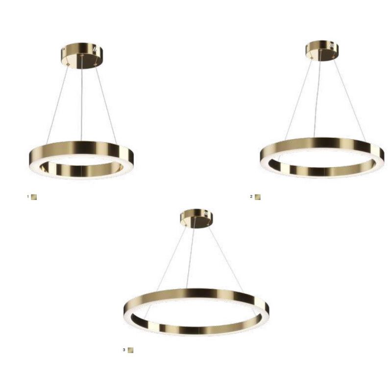 Lustra LED Design Modern Saturno Alama 40cm Pendule Lustre Suspendate