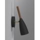 Aplice, corpuri de iluminat pentru pereti - Aplica design nordic Pure neagra