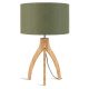 Veioze - Lampa de masa cu trepied Annapurna verde