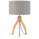 Lampa de masa cu trepied Annapurna gri deschis