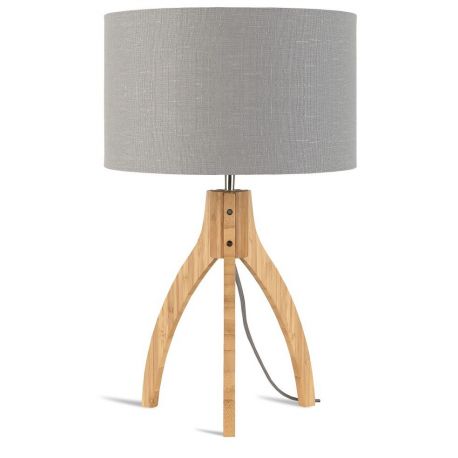 Veioze - Lampa de masa cu trepied Annapurna gri deschis