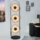 Lampadare - Lampadar design retro Studio negru/ argintiu