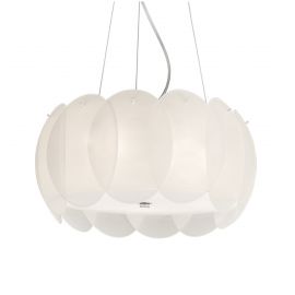 Pendule, Lustre suspendate - Lustra OVALINO SP5 Bianco