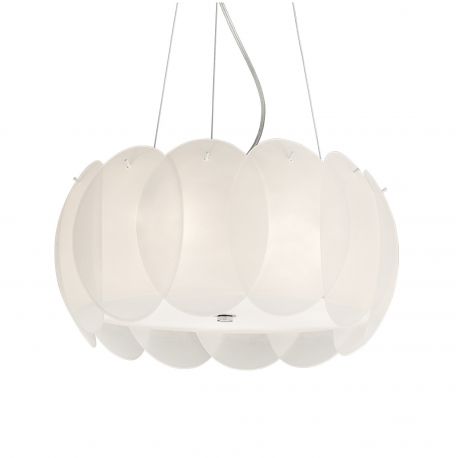 Pendule, Lustre suspendate - Lustra OVALINO SP5 Bianco