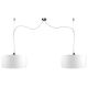 Lustra cu 2 pendule ROME/H2 abajur 47x23cm disponibil in 8 culori