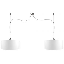 Pendule, Lustre suspendate - Lustra cu 2 pendule ROME/H2 abajur 47x23cm disponibil in 8 culori