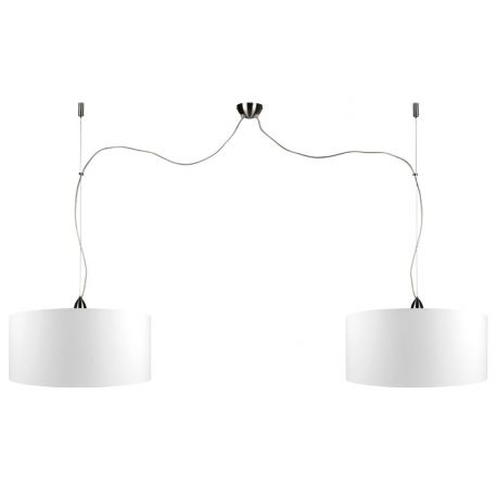 Pendule, Lustre suspendate - Lustra cu 2 pendule ROME/H2 abajur 47x23cm disponibil in 8 culori