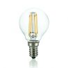 Bec LED E14 4W SFERA TRASPARENTE 4000K
