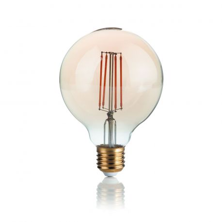 Becuri E27 - Bec LED VINTAGE E27 4W GLOBO SMALL