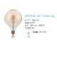 Becuri E27 - Bec LED VINTAGE E27 4W GLOBO BIG