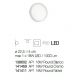 Aplice, corpuri de iluminat pentru pereti - Aplica LED UNIVERSAL AP1 18W ROUND BIANCO