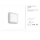 Aplice, corpuri de iluminat pentru pereti - Aplica LED UNIVERSAL AP1 18W SQUARE BIANCO