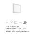 Aplice, corpuri de iluminat pentru pereti - Aplica LED UNIVERSAL AP1 24W SQUARE BIANCO