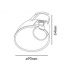 Spoturi tavan fals - Spot incastrabil modern FRESH Wall washer auriu