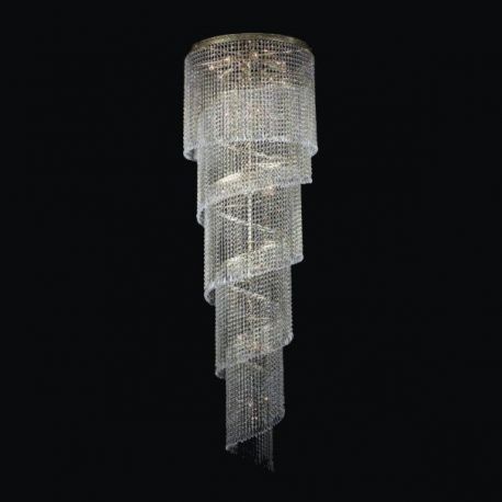 Lustre Cristal Bohemia - Lustra spirala XL Cristal Bohemia