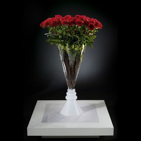 Aranjamente florale LUX - Aranjament floral VASE SERENA trandafiri rosii, 125cm