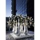 Aranjamente florale LUX - Aranjament floral DUBAI, argintiu 205cm