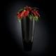 Aranjamente florale LUX - Aranjament floral MIAMI IN SHINY VASE, negru 135cm