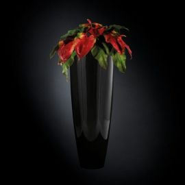Aranjamente florale LUX - Aranjament floral MIAMI IN SHINY VASE, negru 135cm
