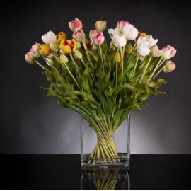 Aranjamente florale LUX - Aranjament floral MIX BUNCH TULIP