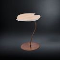 Masuta design LUX LEAF COR-TEN stejar