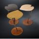 Masute Living - Masuta design LUX LEAF COR-TEN auriu