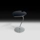 Masute Living - Masuta design LUX LEAF STEEL negru