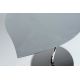 Masute Living - Masuta design LUX LEAF STEEL argintiu