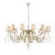 Candelabre, Lustre - Candelabru cu 12 brate Intreccio alb
