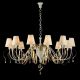 Candelabre, Lustre - Candelabru cu 12 brate Intreccio alb