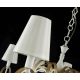 Candelabre, Lustre - Candelabru cu 12 brate Intreccio alb