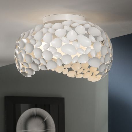 Plafoniere - Plafoniera LED Narisa alba