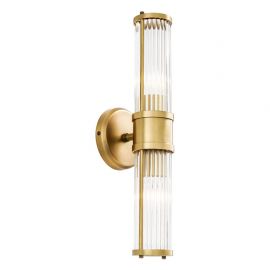 Aplice, corpuri de iluminat pentru pereti - Aplica LUX Claridges Double alama