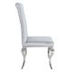 Scaune - Set de 2 scaune Modern Barock gri/ argintiu