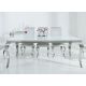 Scaune - Set de 2 scaune Modern Barock gri/ argintiu