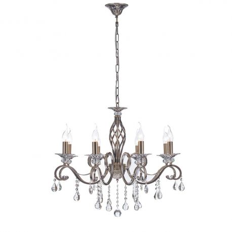 Candelabre, Lustre - Candelabru elegant cu 8 brate Grace bronz