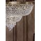 Lustre aplicate - Lustra cristal design elegant Palace 100cm auriu