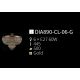 Lustre aplicate - Lustra cristal design elegant Palace 50cm auriu