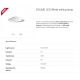 Plafoniere - Plafoniera LED design ultramodern minimalist DOLME White