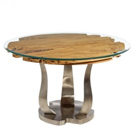 Mese dining - Masa design industrial-vintage Dexter 130cm