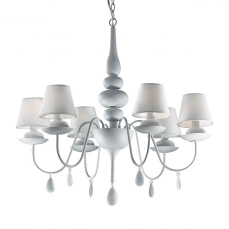 Candelabre, Lustre - Candelabru BLANCHE SP6 BIANCO
