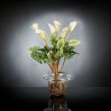 Aranjament floral ALFEO CALLA TRIS alb
