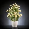 Aranjament floral BABILON RANUNCOLO BIG 95cm, alb