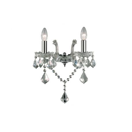 Aplice, corpuri de iluminat pentru pereti - Aplica FLORIAN AP2 CROMO