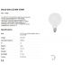 Becuri E27 - Bec LED E27 DIMABIL G95 LED 8W 2700K