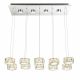Pendule, Lustre suspendate - Lustra LED cu 10 pendule Amur