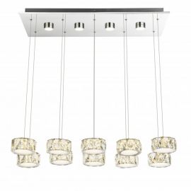 Pendule, Lustre suspendate - Lustra LED cu 10 pendule Amur