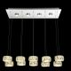 Pendule, Lustre suspendate - Lustra LED cu 10 pendule Amur