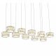 Pendule, Lustre suspendate - Lustra LED cu 10 pendule Amur