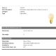 Becuri E27 - Set de 4 becuri E27 LED Bulb A shape 4W E27
